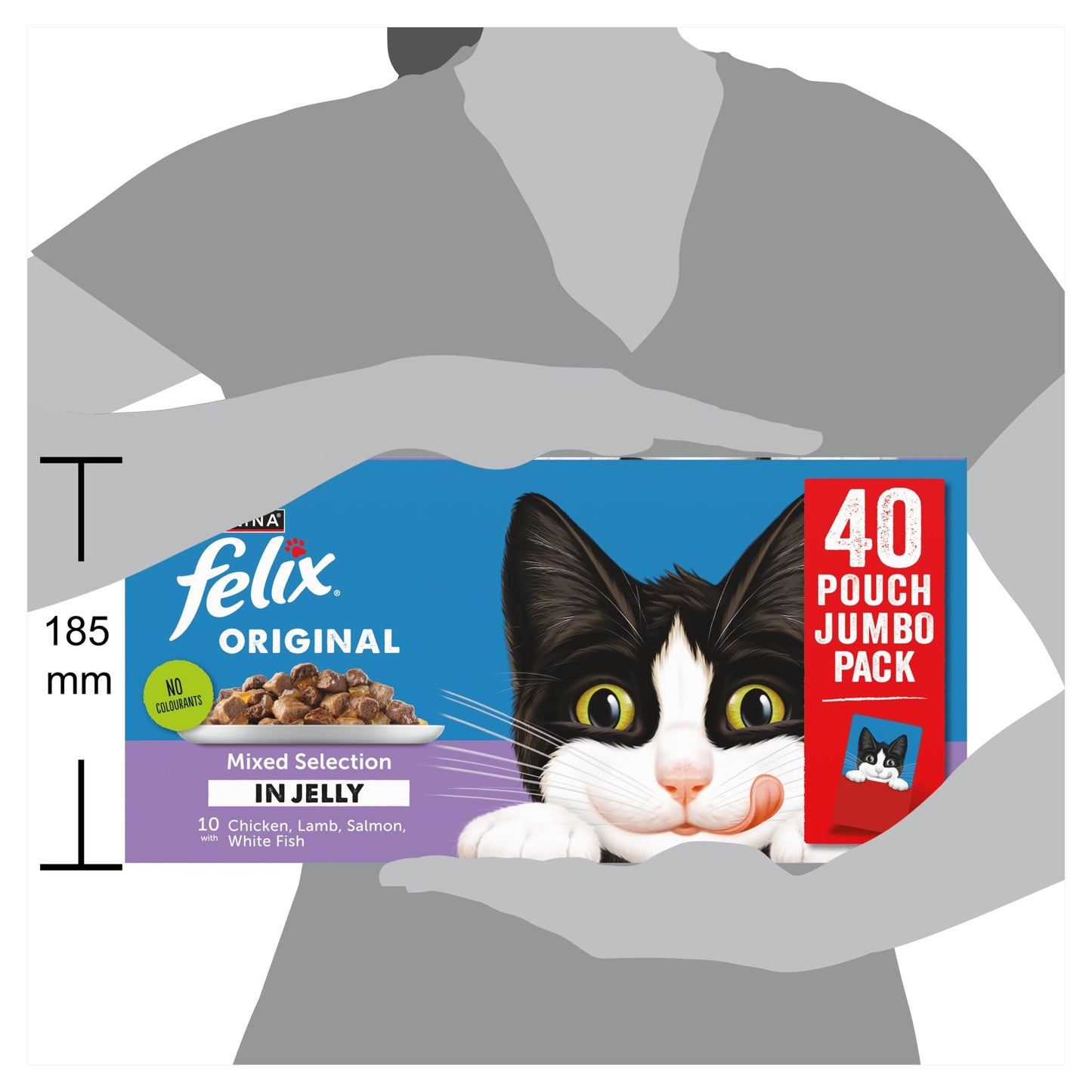 FELIX Original Mixed Selection in Jelly Wet Cat Food 40x85g