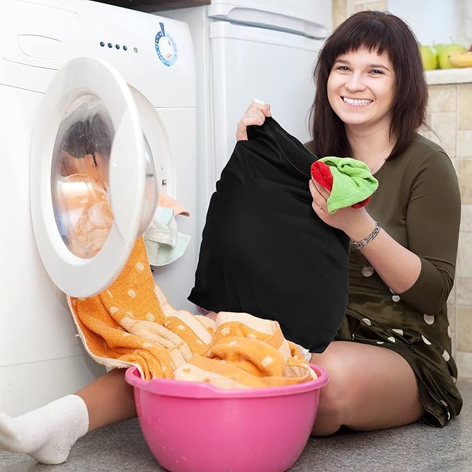 Shappy 2 Pcs Large Travel Laundry Bag Washable Waterproof Wet Dry Large Dirty