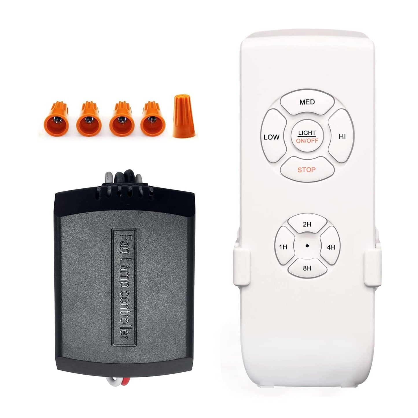 Universal Smart WiFi Ceiling Fan Remote Control Kit, Compatible with Alexa, Google Assistant and Smart Life App, No Hub Required DIMMER