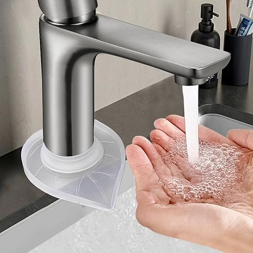 Silicone Faucet Mat Kitchen Tap Sink Countertop Protector Clear Compact Splash