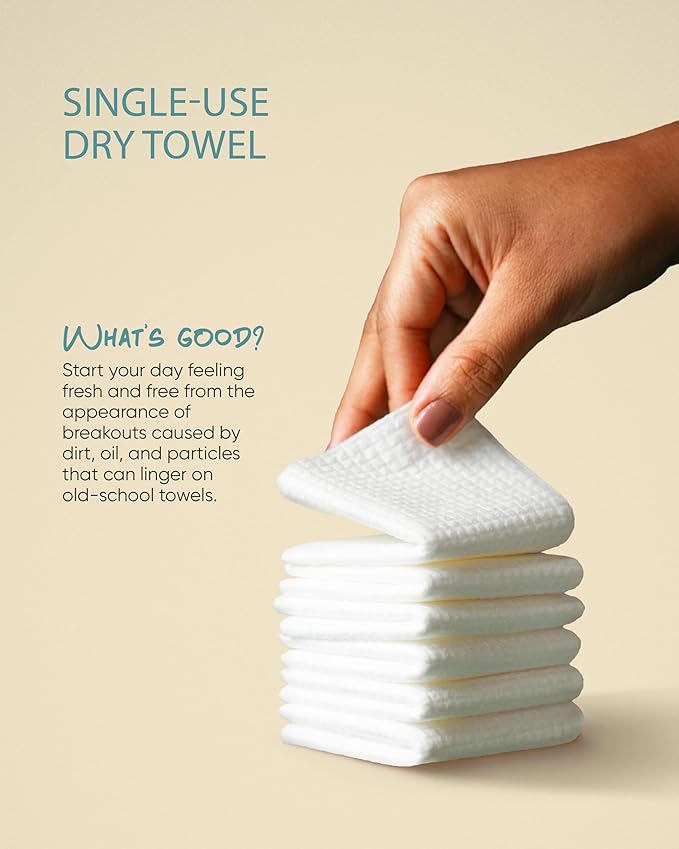 Buttah Skin Disposable Face Towels, Large Towels