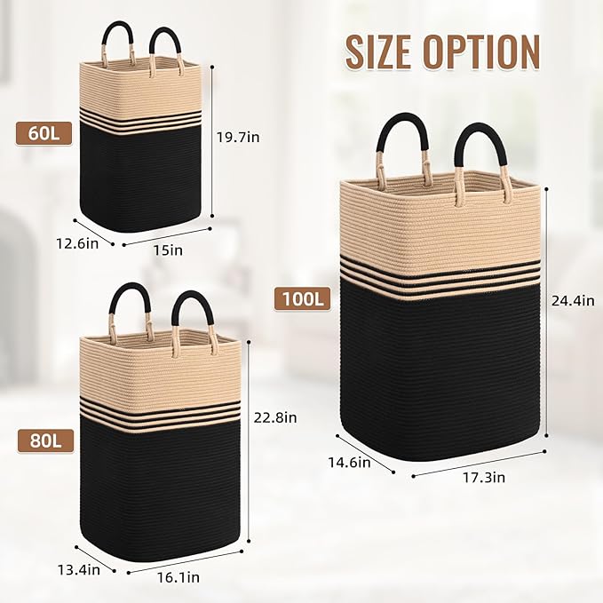 Laundry Basket Hamper, Blanket Storage, Dirty Clothes Hamper