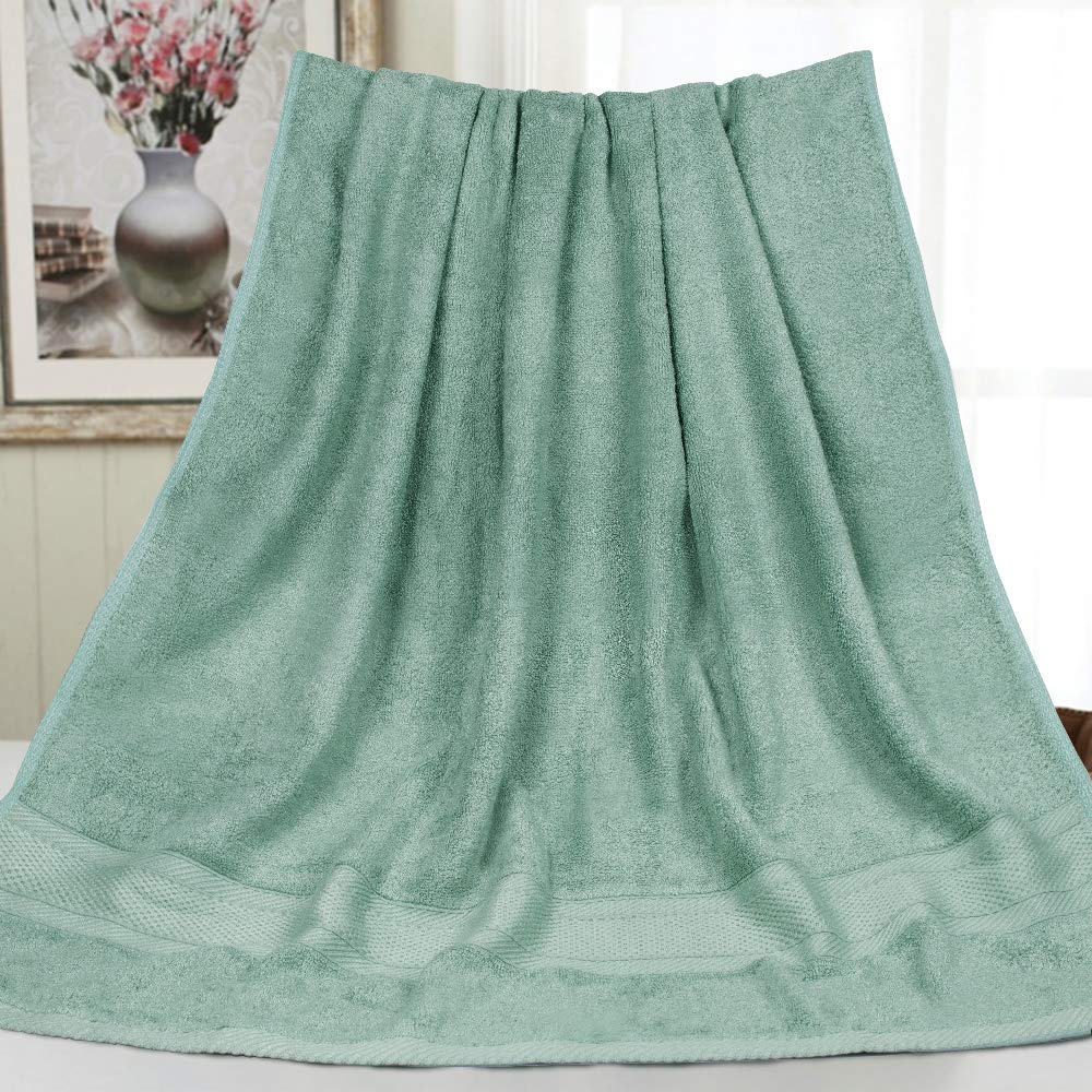 Yoofoss Bamboo Bath Towels 2 Pack Towel Set 500 GSM 70 x 140 cm Extra Large Bath Towels Super Soft & Highly Absorbent Bath Sheets Highly Absorbent and Quick Dry