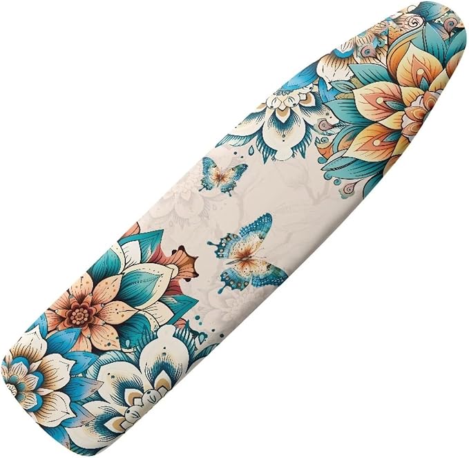 ZDCUSTOM Boho Mandala Butterfly Tabletop Ironing Board Cover