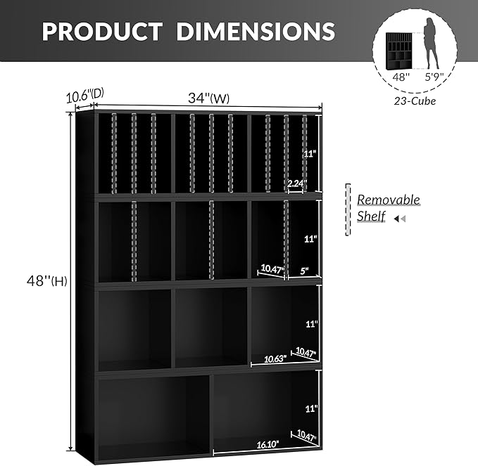 IOTXY DIY Modular Cube Bookcase