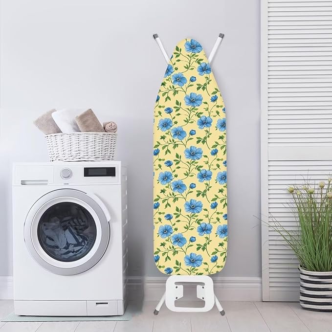 Blue Floral Ironing Board Cover Standard Ironing Board Full Size