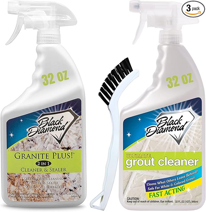 Granite Plus Deep Cleans & Seals All Natural Stone Countertops + Ultimate Grout
