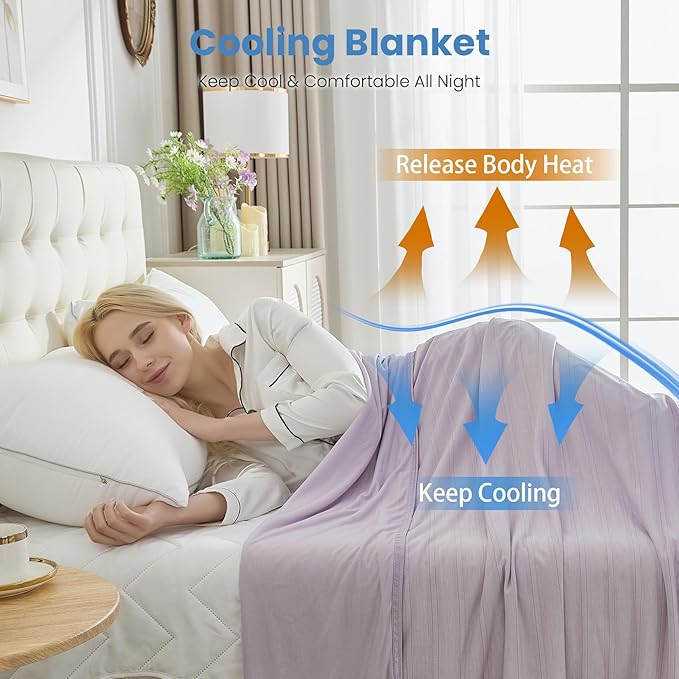 OIGAE Cooling Blanket for Hot Sleepers