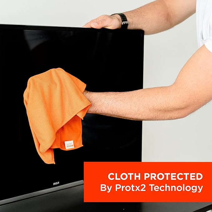 WHOOSH! Microfiber Cleaning Cloth, 3 Pack, Glasses and Screen Cleaning Cloth