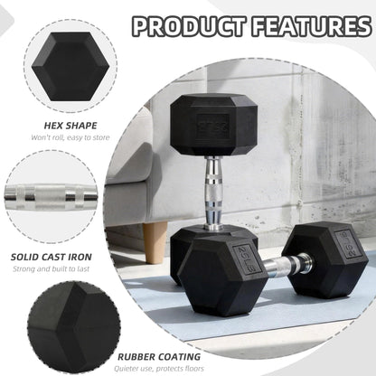 BalanceFrom Dumbbell Rack Multifunctional Weight Stand for Home Gym, 25LB Pair Dumbbell with 2 Tier Weight Rack