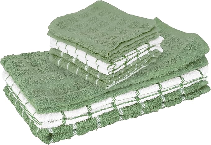 Ritz Premium 3-Pack Kitchen Towel & 6-Pack Dish Cloth Set