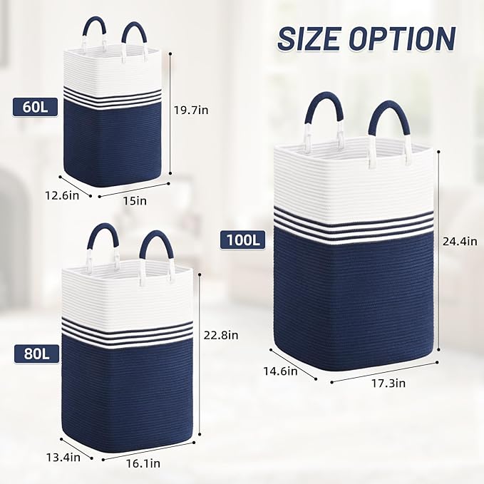 Laundry Basket Hamper, Blanket Storage, Dirty Clothes Hamper
