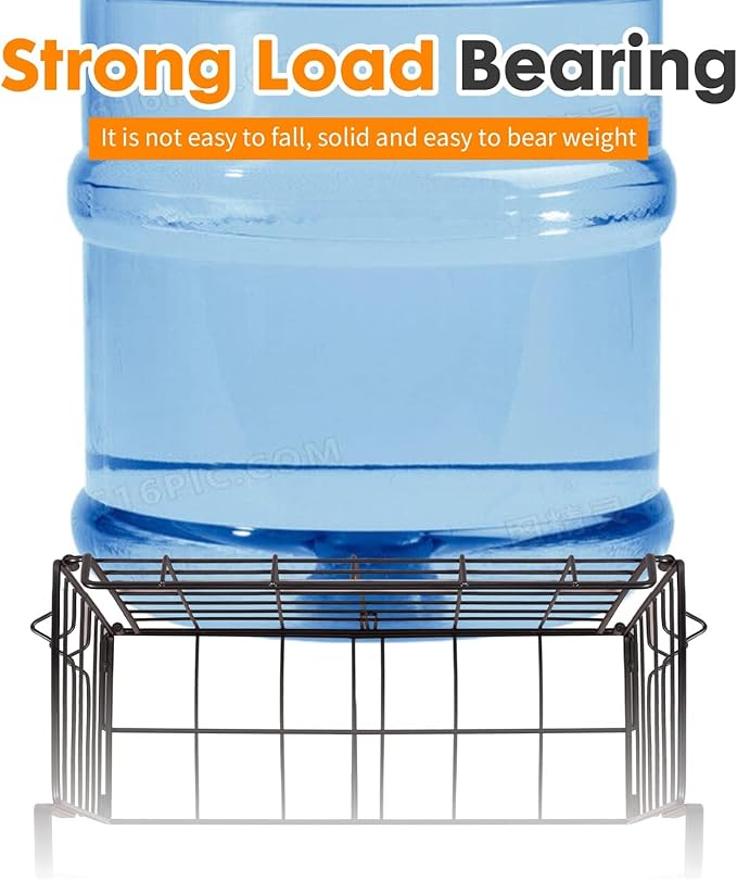 Hanging Under Shelf Storage Basket, 4 Pack Foldable Under Cabinet Metal Desk