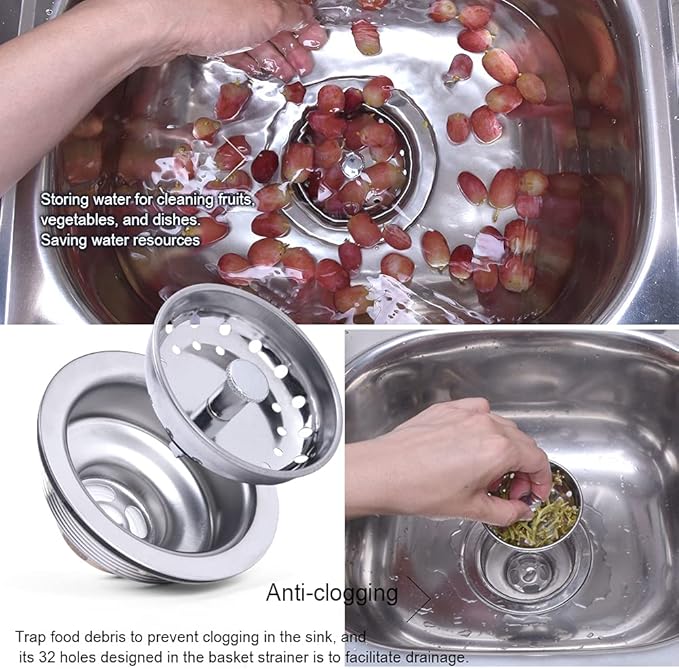 Kitchen Sink Basket Strainer Replacement