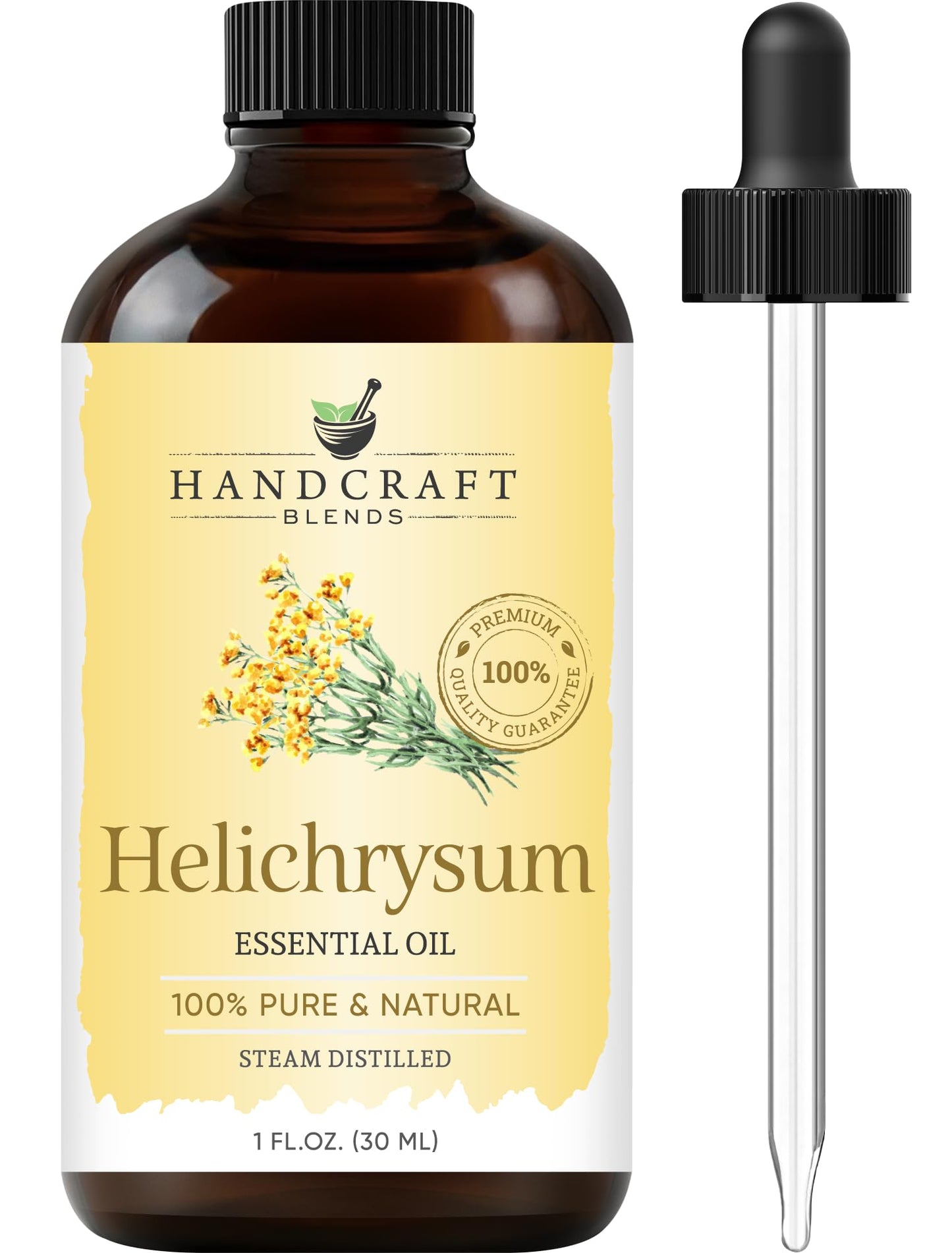 Handcraft Blends Lavender Essential Oil – Huge 4 Fl Oz – 100% Pure and Natural – Premium Grade Essential Oil for Diffuser and Aromatherapy, Skin, Massage, Candle and Soap Making Fragrance