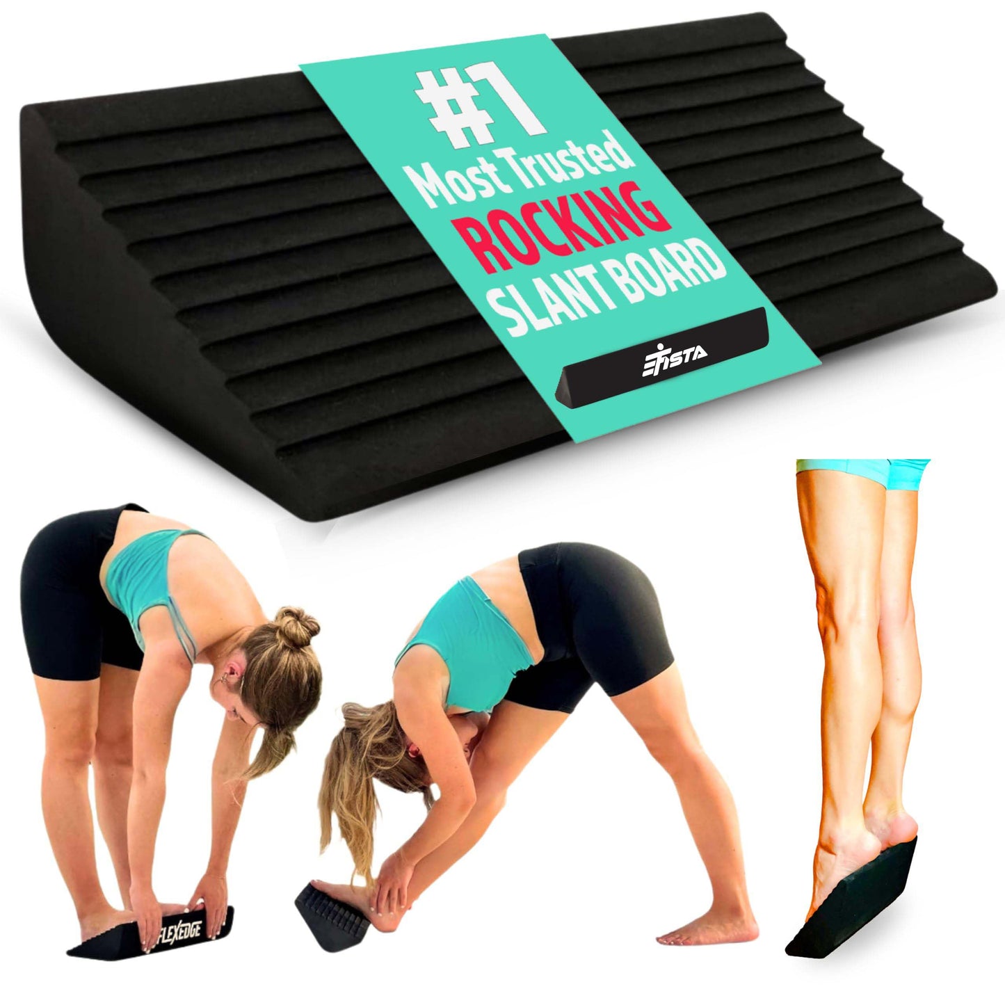 Slant Board for Calf Stretching | Balance Board Calf Stretcher for Plantar Fasciitis Relief,Achilles Tendonitis Reliefs,Shin Splint Relief,Squat Wedge