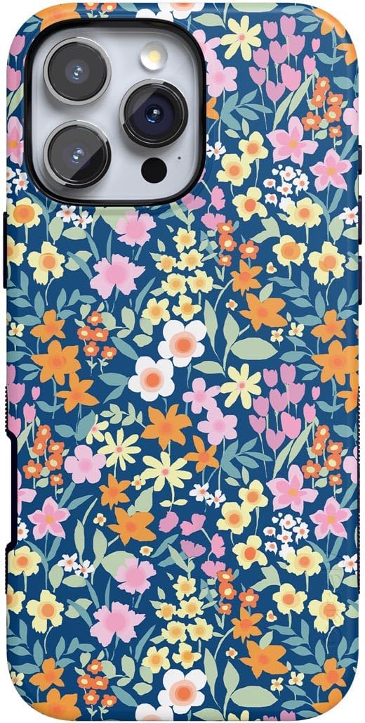 Casely iPhone 16 Pro Max Case | Blue Stripes | Sunday Best | Compatible with MagSafe | Bold Protective Design