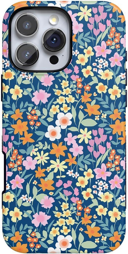 Casely iPhone 16 Pro Max Case | Blue Stripes | Sunday Best | Compatible with MagSafe | Bold Protective Design