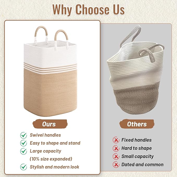 Laundry Basket Hamper, Blanket Storage, Dirty Clothes Hamper
