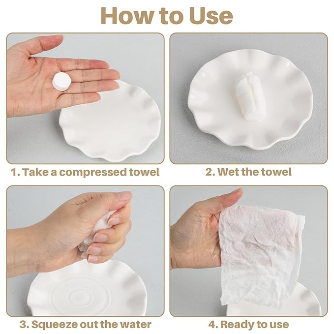 180 Compressed Towel Tablets