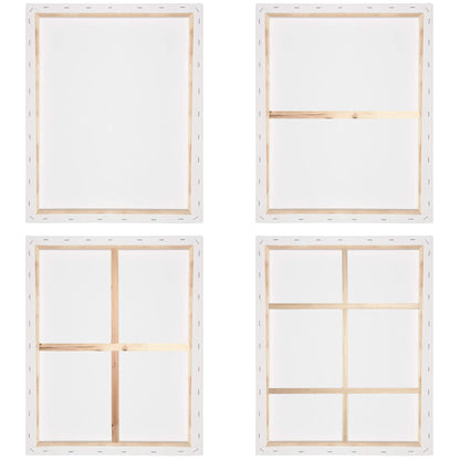 Artina FSC® Small Canvas for Painting 15x15 cm - 5pcs Blank Canvases for Art for Acrylic, Watercolour & Oil Painting - 100% Cotton Canvas Stretcher Frame 280 g/m² - Akademie