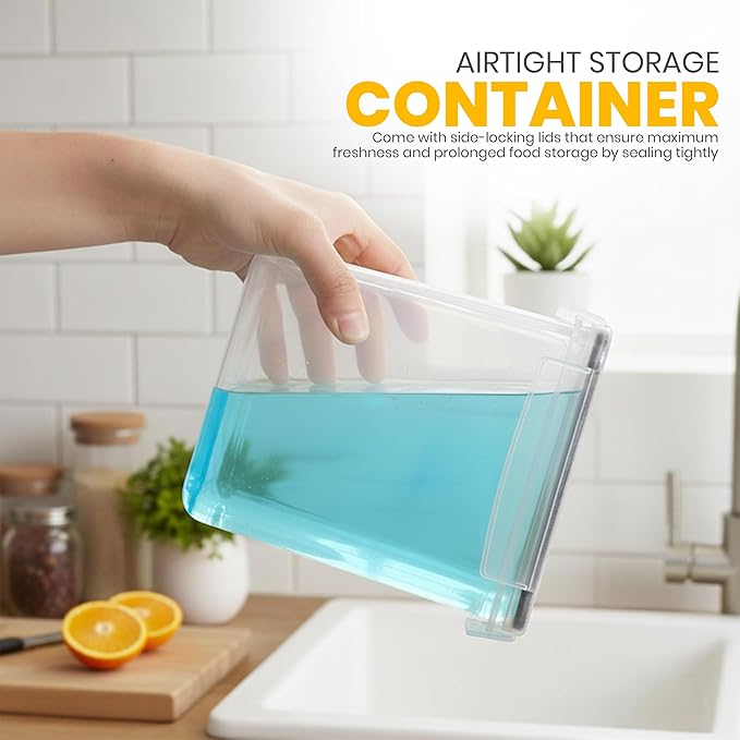 KICHLY Airtight Food Storage Containers Set