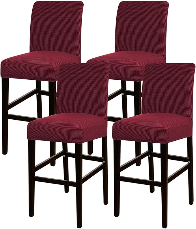 Turquoize Stretch Bar Stool Cover Counter Stool Pub Chair Slipcover