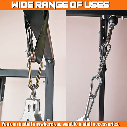 Cable Machine Accessories for Home Gym, 3.8 Inch Heavy Duty Steel Carabiner Clip, LAT Pull Down Attachments, Cable Attachments, Snap Hook