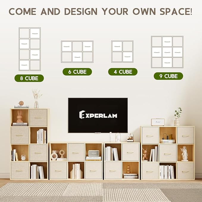 EXPERLAM 6 Cube Storage Organizer