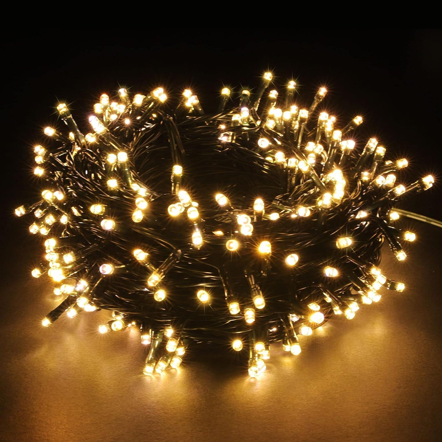 PMS 100-1000 LED Christmas Lights, Low Voltage Fairy String Lights with 8 Modes, Ideal for Xmax Tree, Garden, Home, Party, Halloween Festival Deco (Warm White, 300 LEDs)