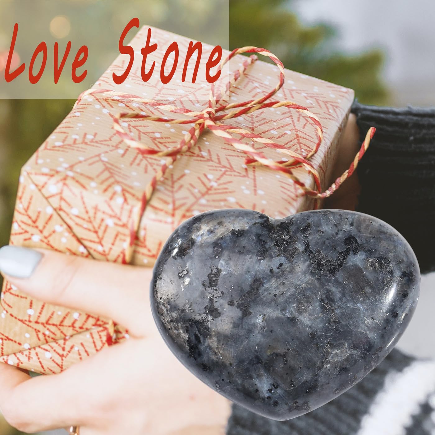 MAIBAOTA 45 mm Moonstone Crystals Large Heart Stone Healing Crystals Natural Crystal Heart Reiki Gemstone Polished Heart Shaped Rocks Meditation Mothers Day Crystal Gifts for Mom Her