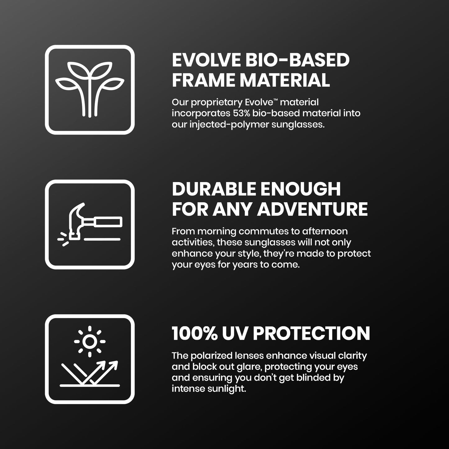 Suncloud Mayor Polarized Sunglasses, Burnished Brown Frame, One Size