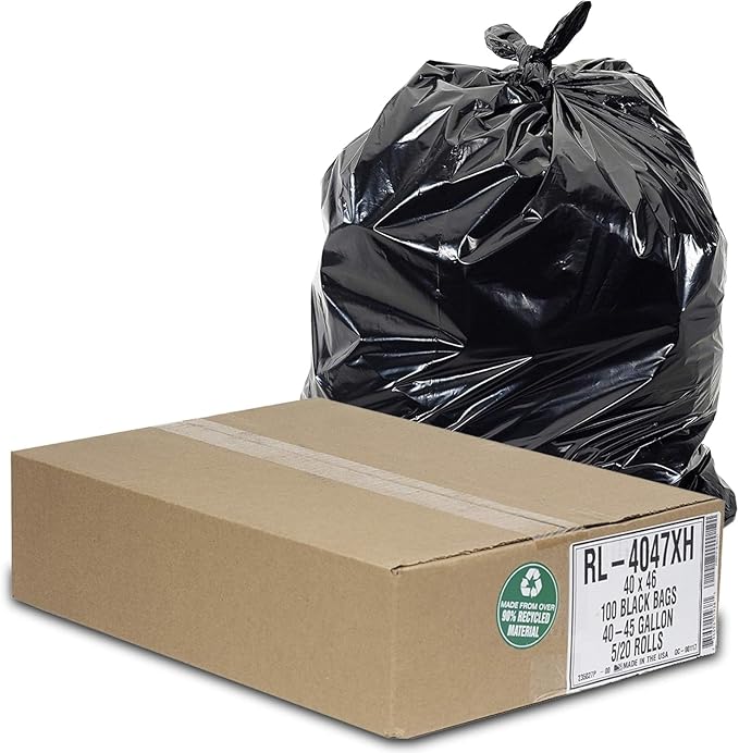 Aluf Plastics 45 Gallon Trash Can Liners