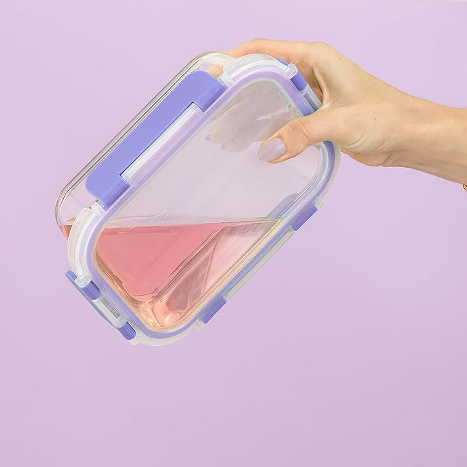 JoyJolt 24pc Borosilicate Glass Storage Containers
