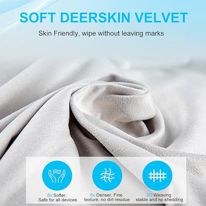 6 Pack Lens Cleaning Cloth |Glasses Cleaning Cloths | Eyeglass Lens Cleaner |