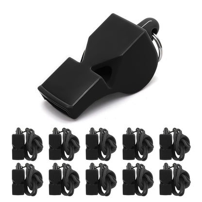 smrtcol Whistles Sports Whistles with Lanyard Loud Crisp Sound Pealess Whistles for Referees Coaches and Lifeguards 5 Pack