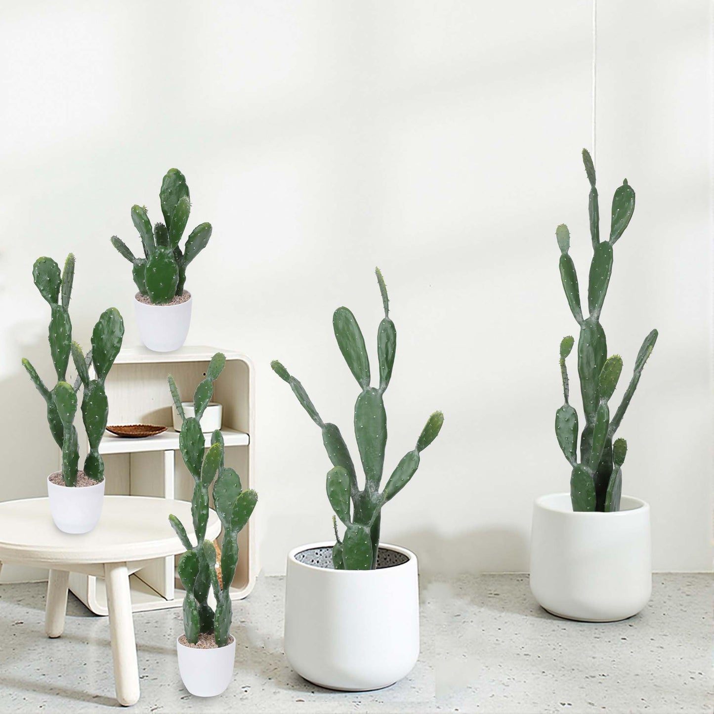 Yinleus 35Inch Artificial Cactus Faux Cacti Fake Cactus Saguaro Potted Plants for Indoor Outdoor Home Offices Store Decoration