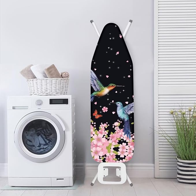 Hummingbird Ironing Board Cover 15x54 Inch Standard Size Ironing Board Covers