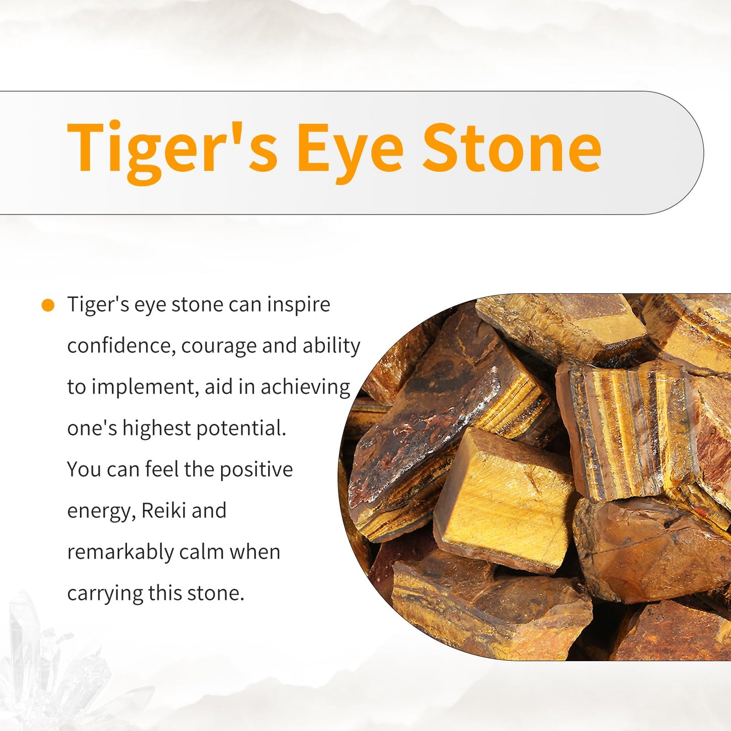 TUMBEELLUWA Pack of 2 Nine Tailed Fox Crystal Figurine Carved Mini Pocket Stone Small Animal Statue Sculpture for Desk Table Decor, Tiger's Eye Stone
