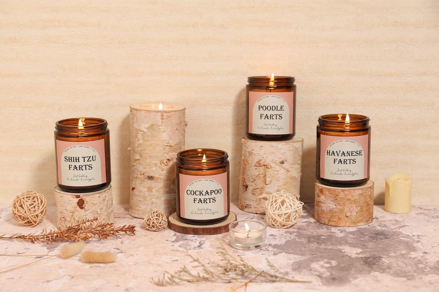 Cockapoo Gifts, Cockapoo Gifts for Women, Dog Mom Gift for Women - Lavender & Eucalyptus Soy Wax Scented Candle, 7OZ