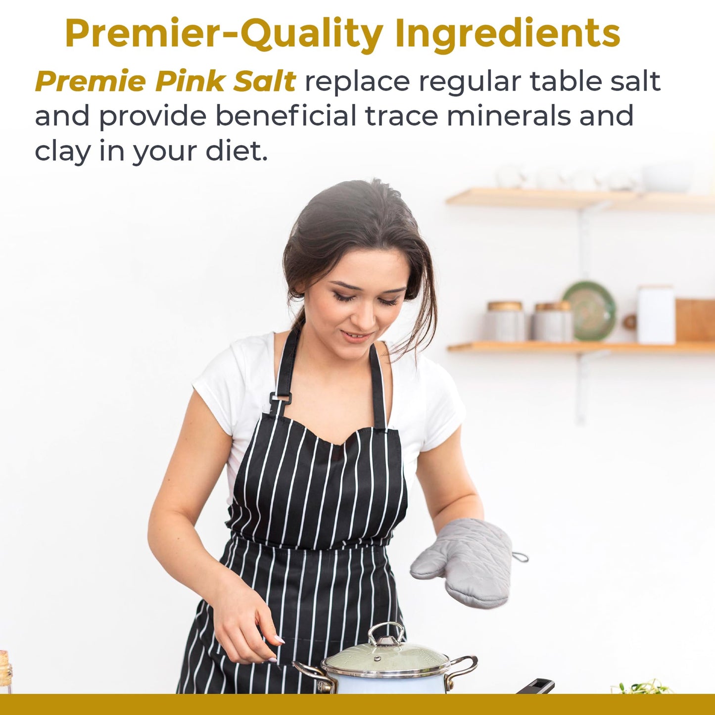 Premier Research Labs Pink Salt - Our Pink Sea Salt is a Hawaiian Red Alaea Sea Salt and Australian Salt Blend for Cooking, Baking with Minerals and Rich Taste - 12 oz