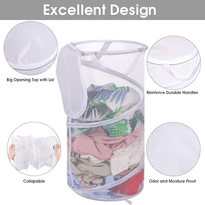 BATTOO Large Collapsible Laundry Basket
