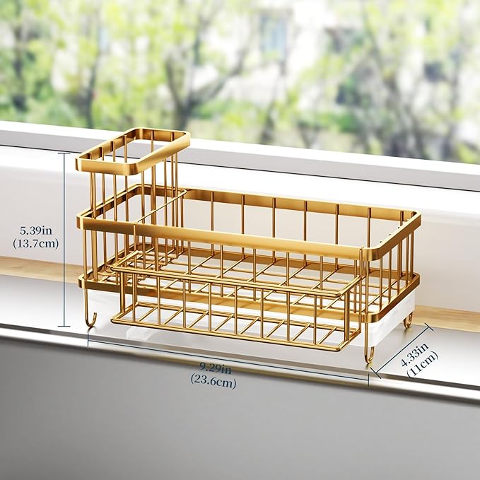 Consuemst Sponge Holder for Kitchen Sink