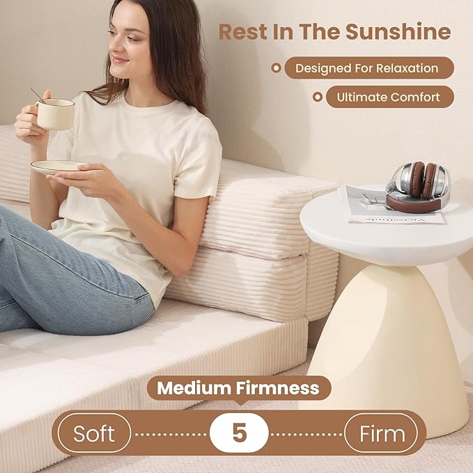 JUIKURY Folding Sofa Bed, Convertible Sleeper Chair