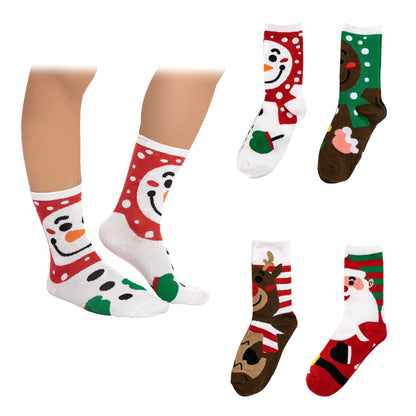 JOYIN 2025 Christmas Advent Calendar, 12 Days Christmas Warm Cotton Socks for Women Adults, Xmas Countdown Calendar with 8 Low Cut & 4 Knee High Socks, Xmas Party Favor Gifts