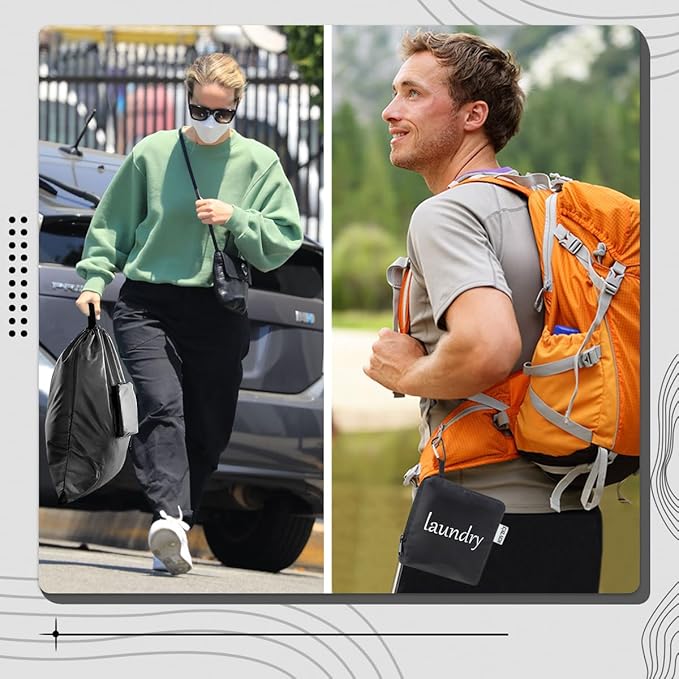 Travel Laundry bags, Dirty Clothes Travel Bag