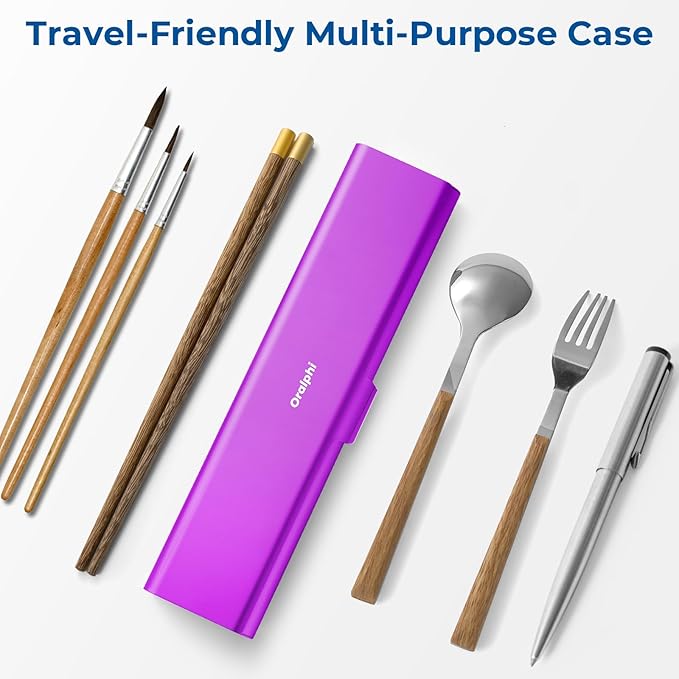 Wider Aluminum Toothbrush Travel Case, Portable Travel Toothbrush Holder