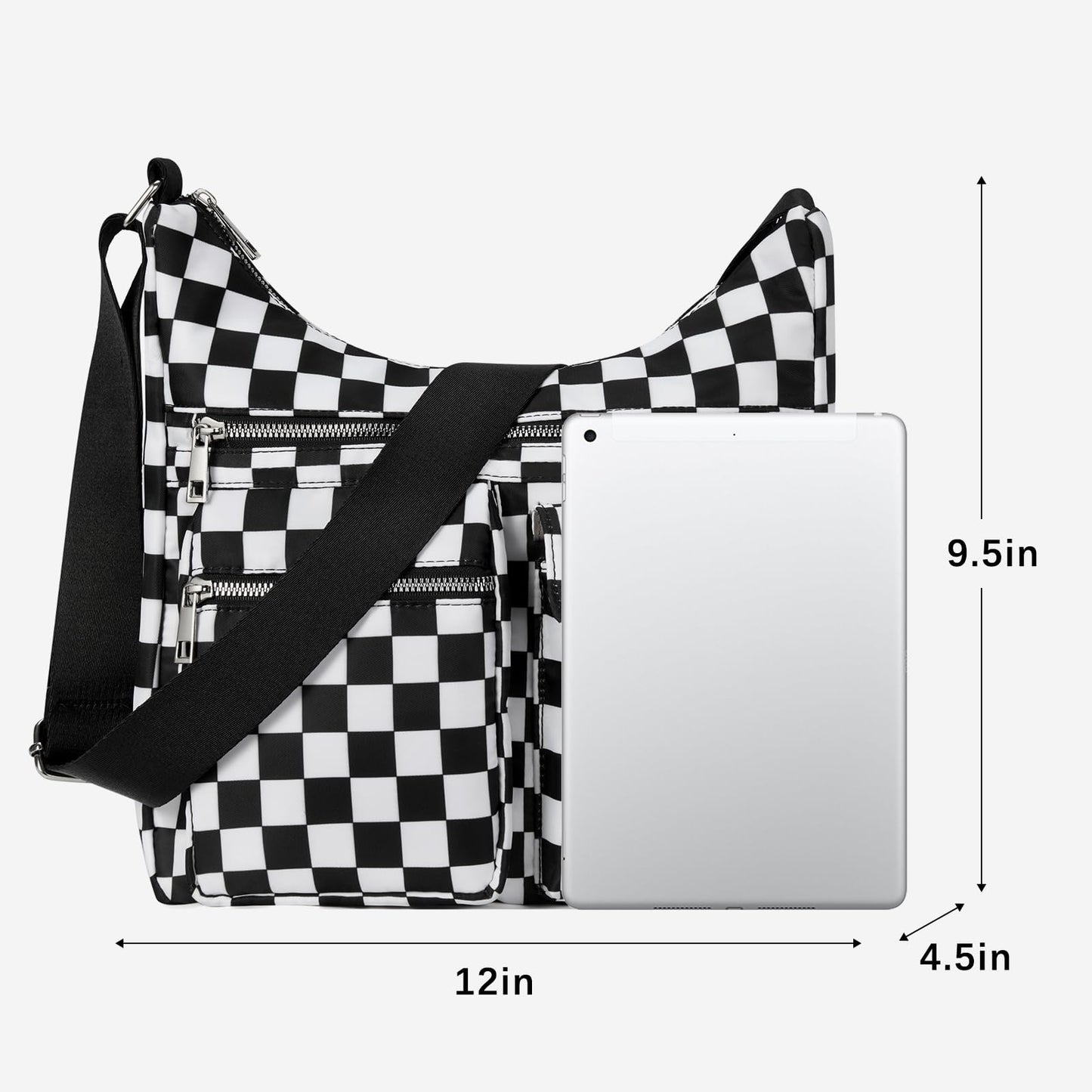 CLUCI Travel Purses for Women, Waterproof Nylon Crossbody Bags for Woman Trendy, Anti Theft Shoulder Handbags for Ladies
