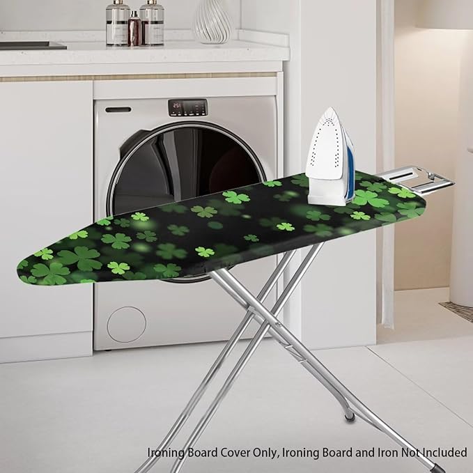 Green Leaves Ironing Board Cover Universal Iron Board Covers Heavy Duty Padded