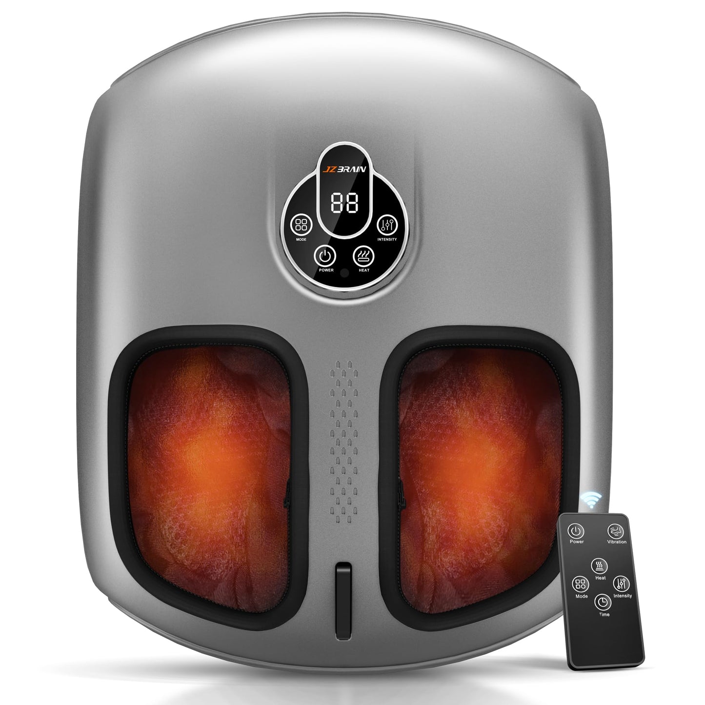 Shiatsu Foot Massager Machine with Heat : Deep Kneading Foot Massager with Vibration & Compression for Plantar Fasciitis & Neuropathy - for Women & Men,Relax for Home Office Use (Black)
